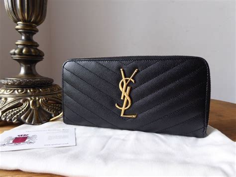 ysl classic zip around wallet|YSL monogram wallet.